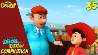 Chacha Bhatija Cartoon in Hindi | New Compilation - 35 | New Cartoons | Wow Kidz Comedy