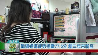 (台北市/職場調查)20220516 職場媽媽疲勞指數77.5分 創三年來新高