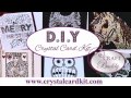 How To Make A Crystal Card Kit (Diamond Painting Greeting Cards)