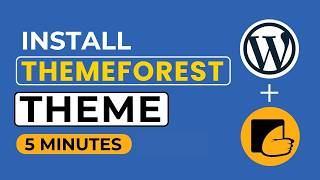 How To Install Wordpress Theme from Theme Forest | Theme Forest Wordpress Theme Installation