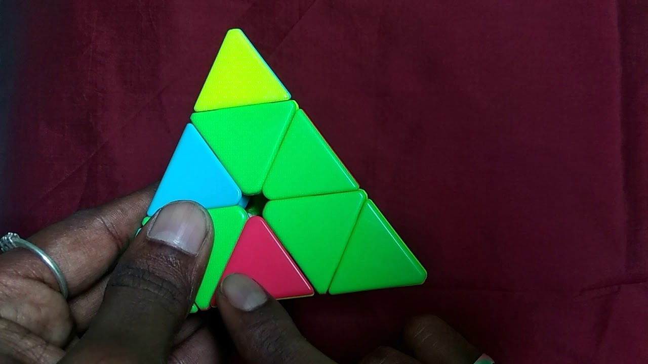 Cube How To Solve Pyraminx Cube Part2 Youtube