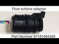 flow turbine adapter