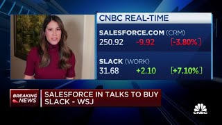 Salesforce in talks to buy Slack: WSJ