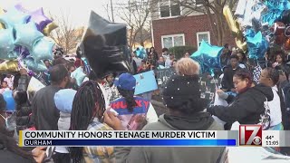 Community honors 15-year-old boy shot and killed in Durham