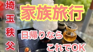 【家族日帰り旅行vlog】秩父/長瀞岩畳/食べ歩き/グルメ/観光/おすすめ/穴場【埼玉】