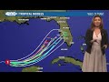 sunday 10pm tropical update florida braces for hurricane milton