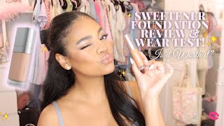 Trying Ariana Grande's new foundation ♡ Sweetener Foundation Review \u0026 Wear Test #girlyvlogs