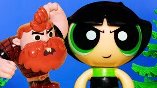 Manboy starts to like PowerPuff Girl Buttercup Toy Video Parody