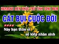 Karaoke Liên Khúc Trữ Tình Nhạc Sống Tone Nam - Cát Bụi Cuộc Đời | Hoàng Luân