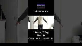 【パタゴニア】クラシック レトロX ベストMサイズ - 176cm/75kg