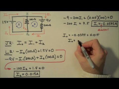 How To Solve A Kirchhoff S Rules Problem Simple Example Elec Eng World