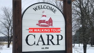 Carp Village Ottawa Ontario Canada 4K Walking Tour | A Small Town Near Ottawa | 4K Walking Tours