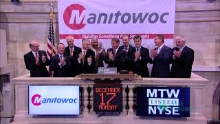 Manitowoc Company Celebrates 110th Anniversary at the NYSE