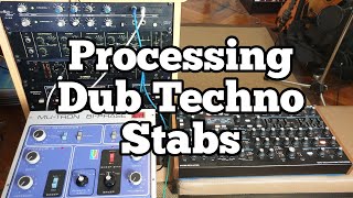 Processing Dub Techno Stabs (Ft Yamaha E1010 Delay, Master Room Spring Reverb \u0026 Mu-Tron Bi-Phase)