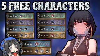 【WUTHERING WAVES】 FIVE 4-STAR FREE CHARACTERS DEFEAT TOWER OF ADVERSITY 1.4 【NEW ENEMIES】