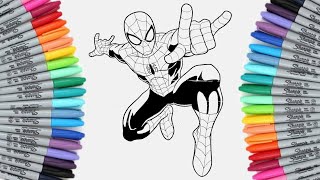 SPIDERMAN #13 Coloring Pages | AVENGERS | How to Color Spiderman | Coloring for Kids |