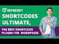 Shortcodes Ultimate, the best shortcode plugin for wordpress