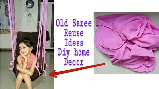 Old Saree reuse idea ll Making Jula at home ll DIY home decor ll Best out of Waste