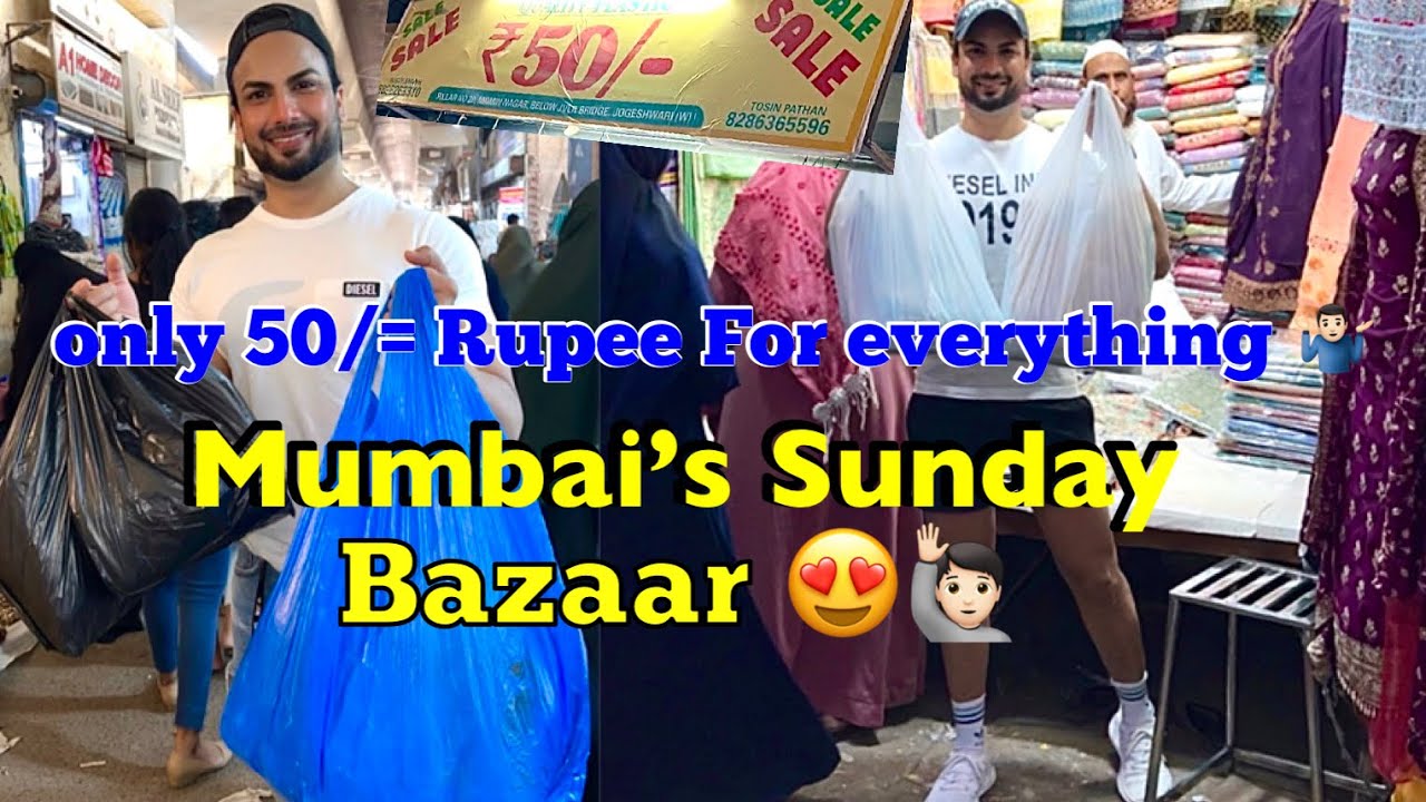 Everything Is Only 50 Rupee рџ рџџ вђќв пёџ Sunday Bazar Se Ki Bahot Sari
