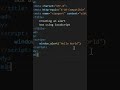 Creating an alert box using JavaScript