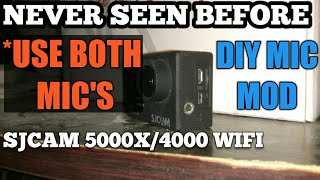 Sjcam Mic Mod/DIY || SJ5000X ELITE || DUAL MIC SETUP