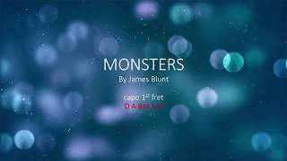 Monsters by James Blunt - Easy chords and lyrics