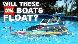 DO THESE LEGO BOATS FLOAT? 🛥 #2