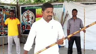 OL-5 Silambam Kuthuvarisai basic lessons long staff s