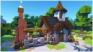 Minecraft 1.18: Medieval Blacksmith House Tutorial