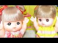 メルちゃんとカラフル砂遊び★ たまごmammy 色んな型の砂場セットで遊んでみよう！