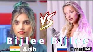 Bijlee Bijlee Songs | Emma Heester  Vs Aish Songs | Hindi Vs English Female Version |