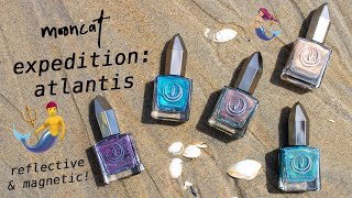 Mooncat 🧜‍♂️ Expedition: Atlantis 🌅 reflective magnetic multichromes! / SWATCH \u0026 REVIEW