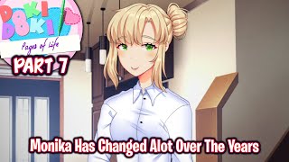 Monika Has Changed Alot Over The Years!!!!(Part 7)(DDLC Pages of Life MOD)