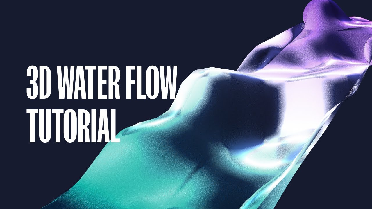 Easy 3d Water Flow Animation Tutorial Youtube