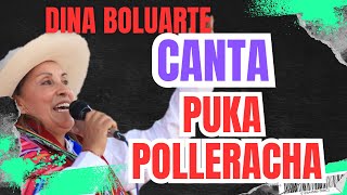 Amazing! Dina Boluarte surprises by singing at an event in Abancay - in Quechua