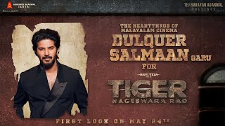 Dulquer Salmaan For Tiger Nageswara Rao | Ravi Teja | Vamsee | Abhishek Agarwal