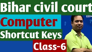 Computer shortcut keys. Class-6