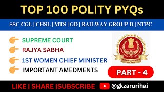 Polity Top 100 Questions | Part 4 | Indian Polity GK MCQs| Polity Quiz #gkquiz