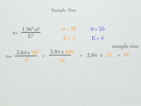 How to calculate Sample Size How to calculate Sample Size