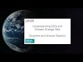 CACEIS - ESG & Climate Risk Q&A : The Trustee and the Technicians - PLSA Conference 2021