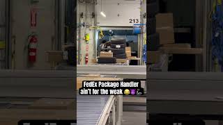 FedEx Package Handler ain’t for the weak 😂😈🦾