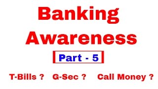 Banking Awareness For SBI PO & Clerk, IBPS PO, SSC CGL [In Hindi] Part 5