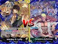 One Piece Card Game Locals OP06 EB01 Black Yellow Luffy vs Green Purple Donquixote Doflamingo