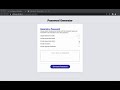 Random Password Generator - JavScript