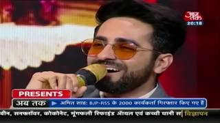 Kumar Vishwas के KV Sammelan के मंच पर जब Ayushmann Khurrana ने मचाई धमाल