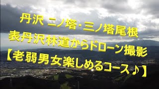 二、三ノ塔尾根【体力に自信がなくても大丈夫】晴れていれば丹沢屈指の眺望！！です。