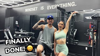 OUR NEW HOME GYM! Reveal!