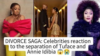 Celebrities Reactions to the divorce Saga of Tuface And Annie Idibia 😱#viralvideo  #mustwatch