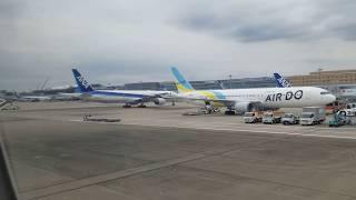 羽田空港 ランウェイ34L 着陸 木更津～海ほたる～ランディング  早着した時に有りがちなスポット空いてない！　ANA B777-200