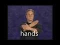 ASL How to sign Hands communicating with sign language